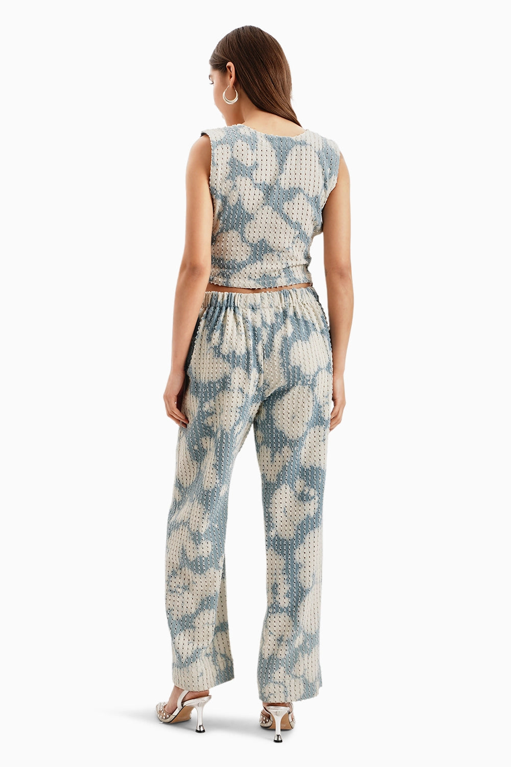 Cloud White Denim Bib and Pants