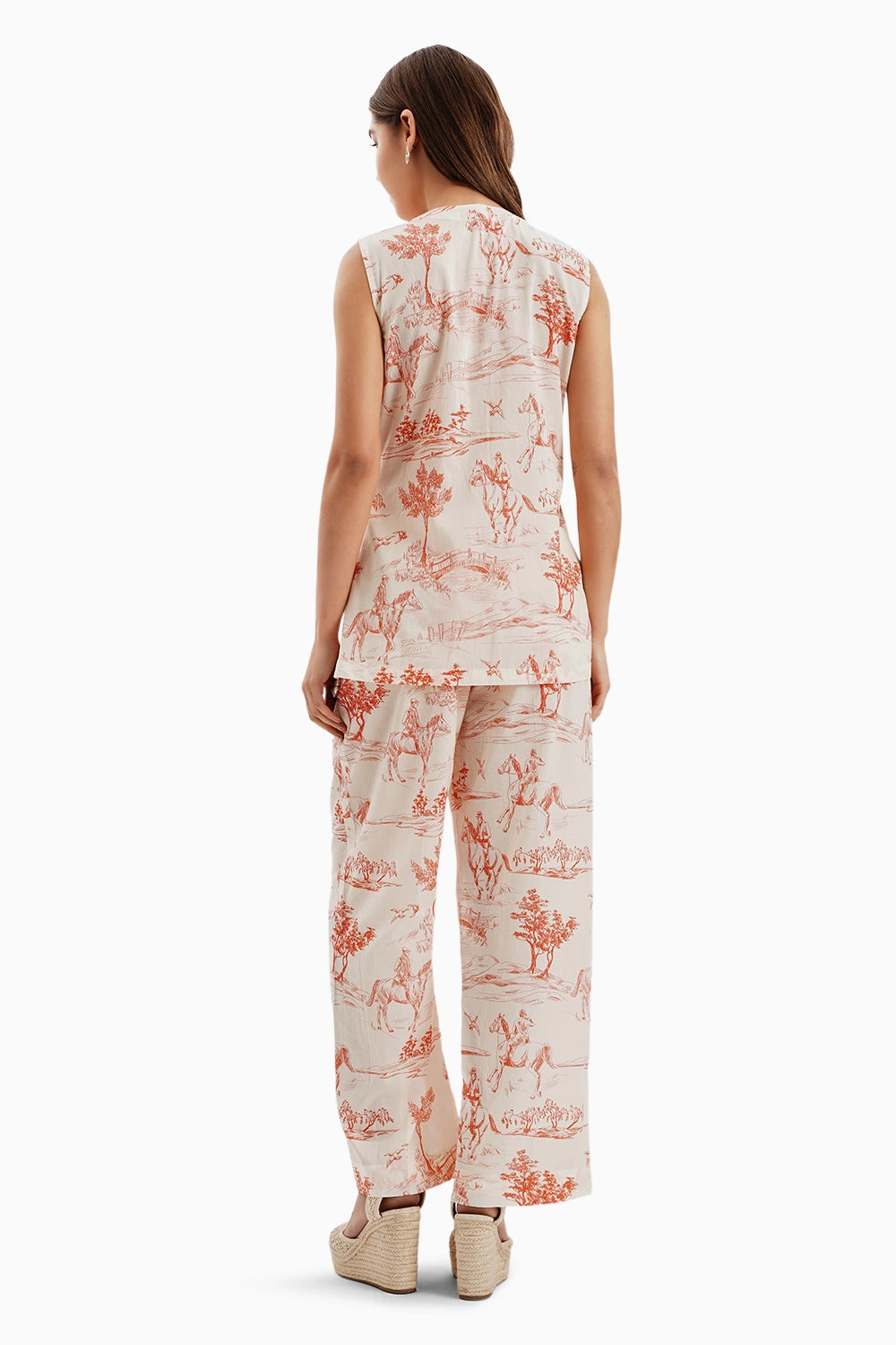 Orange Noble Ground Print Set