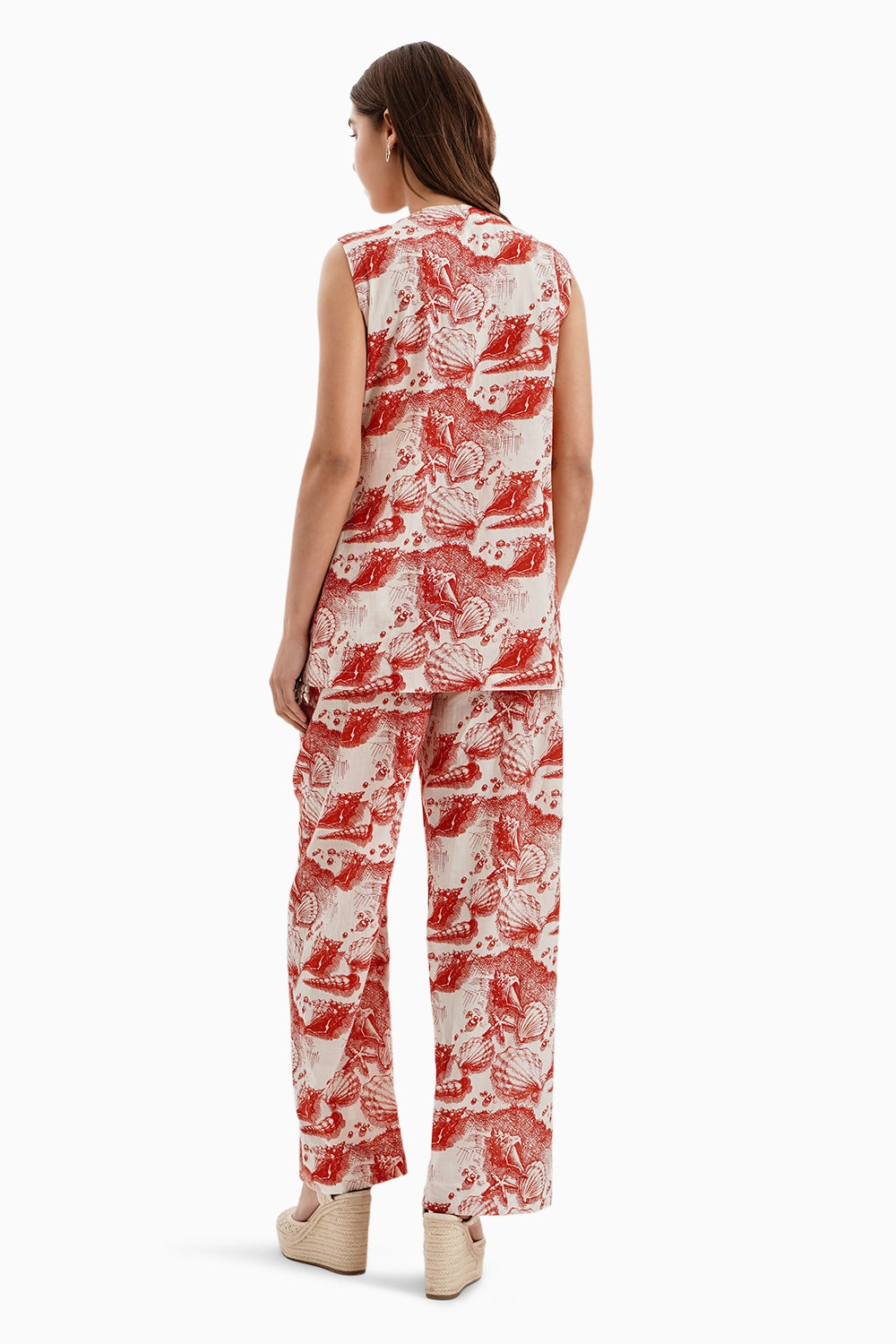 Red Cotton Marine Mood Set