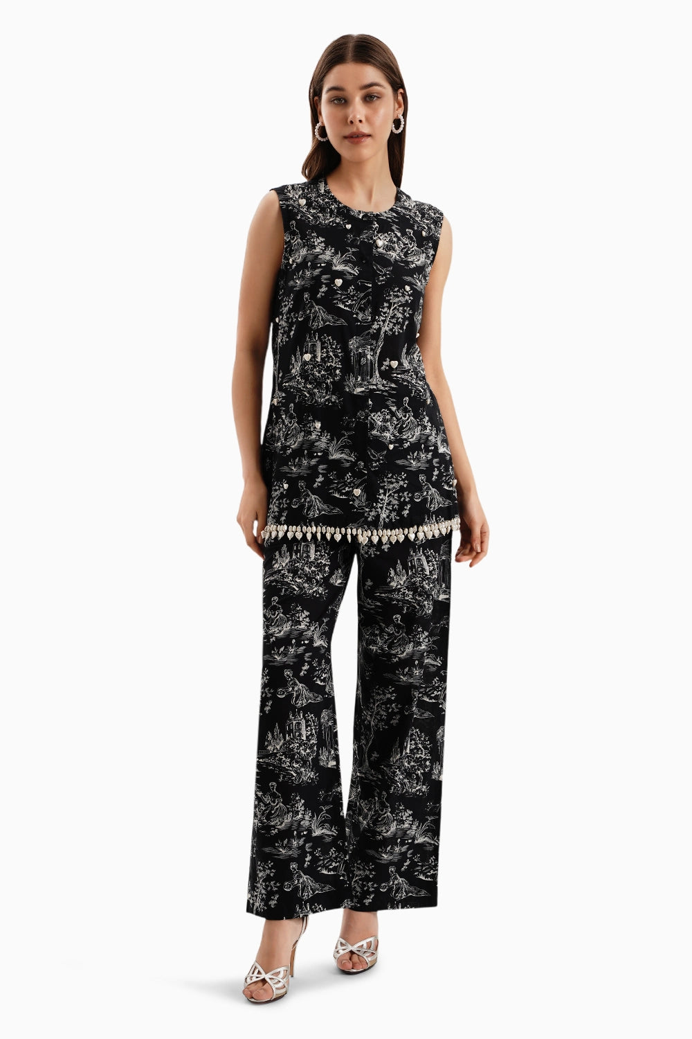 Black Cotton Mystic Castle Set