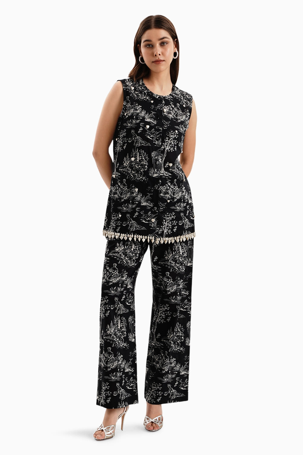 Black Cotton Mystic Castle Set