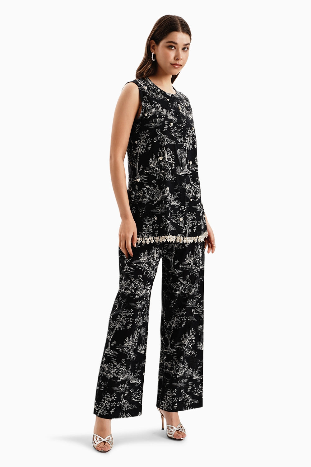 Black Cotton Mystic Castle Set