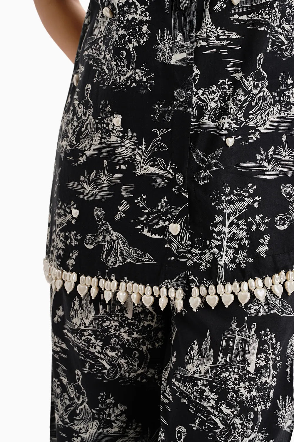 Black Cotton Mystic Castle Set