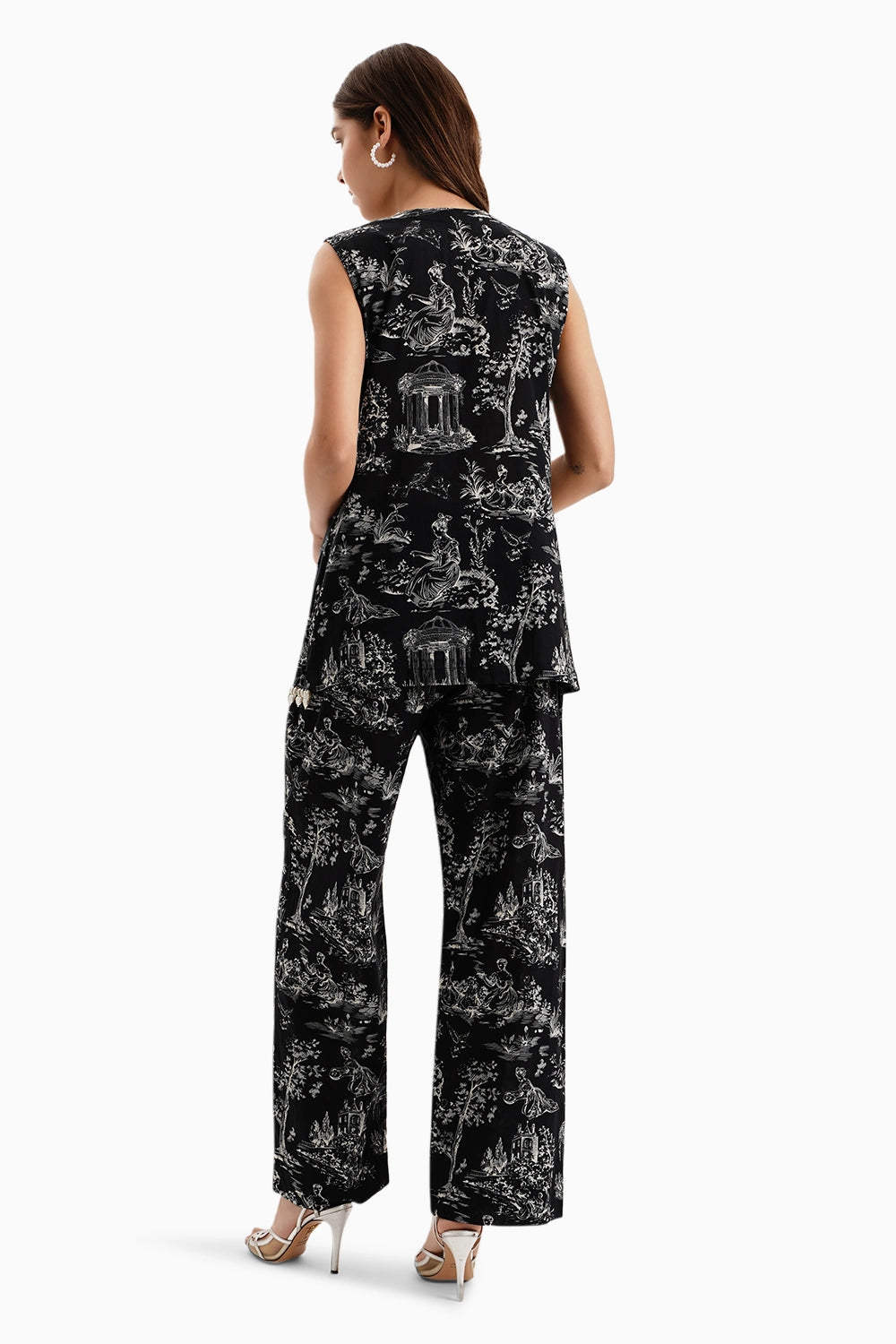 Black Cotton Mystic Castle Set