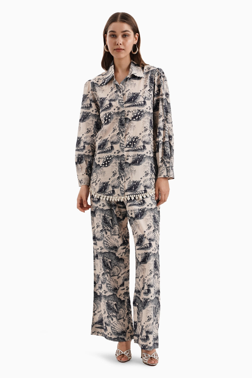 Blue Marine Mood Shirt Set