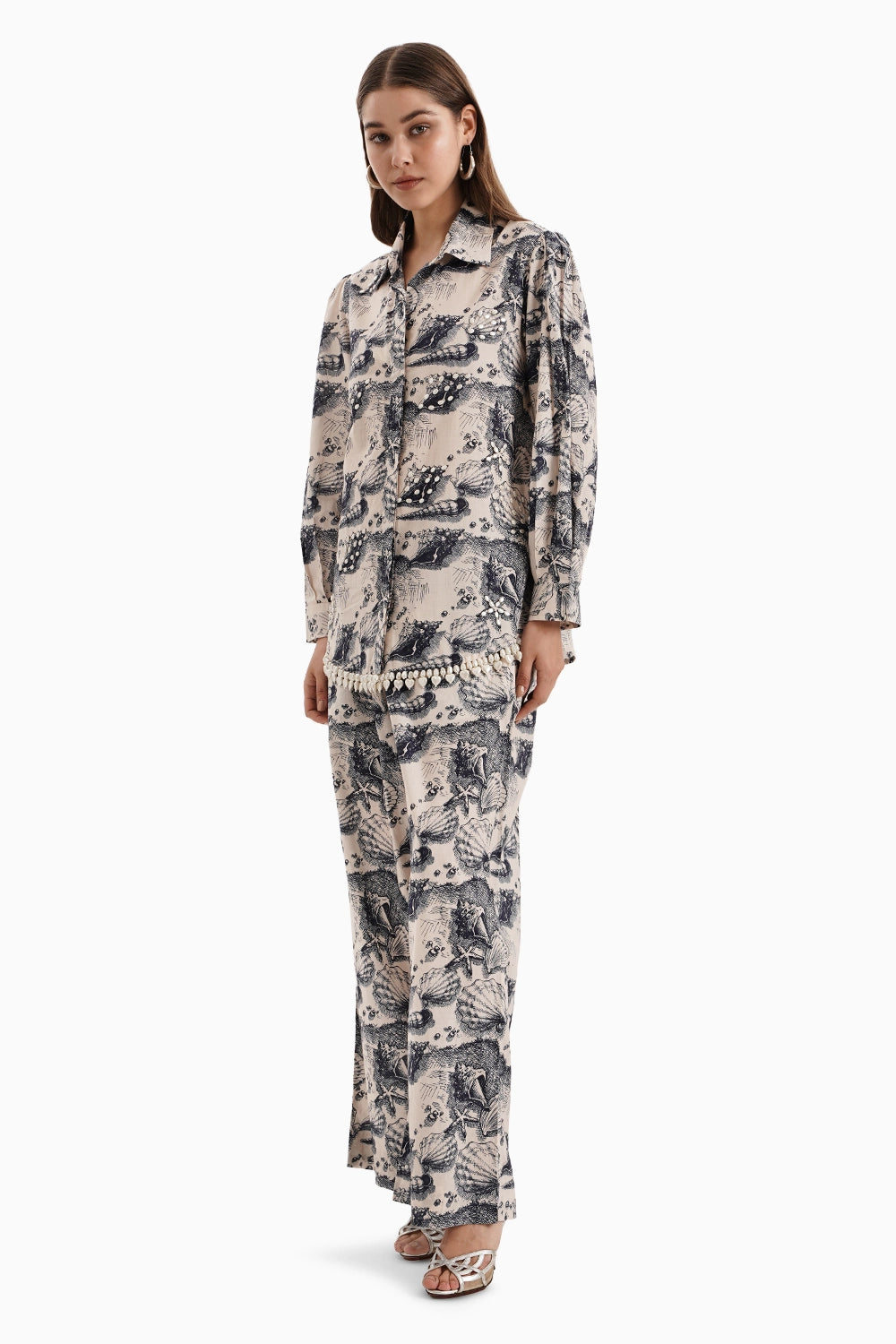 Blue Marine Mood Shirt Set