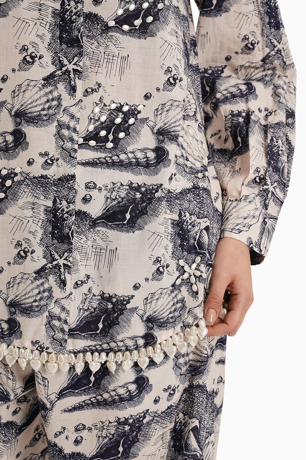 Blue Marine Mood Shirt Set