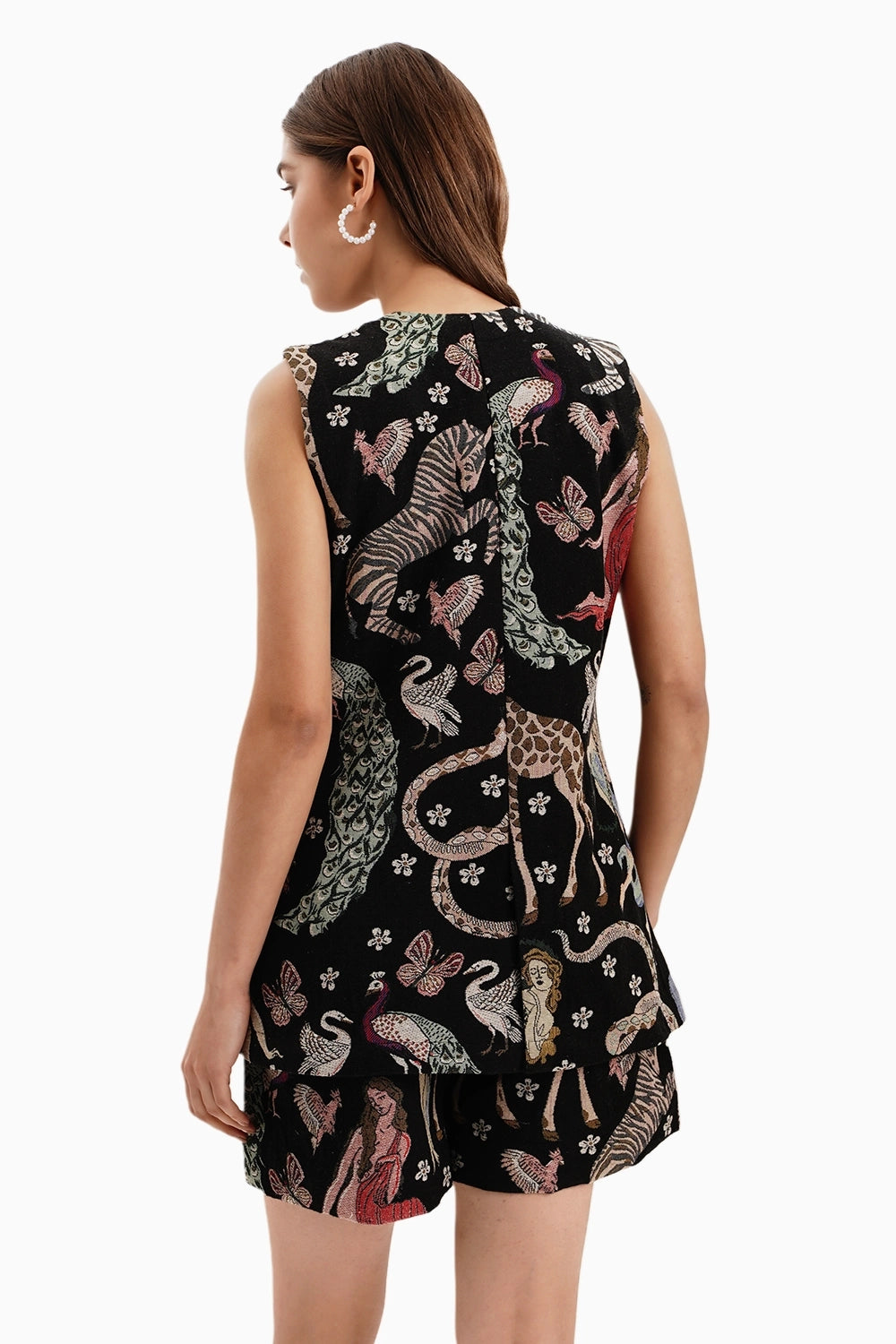 Safari Jungle Jacquard Jacket and Shorts