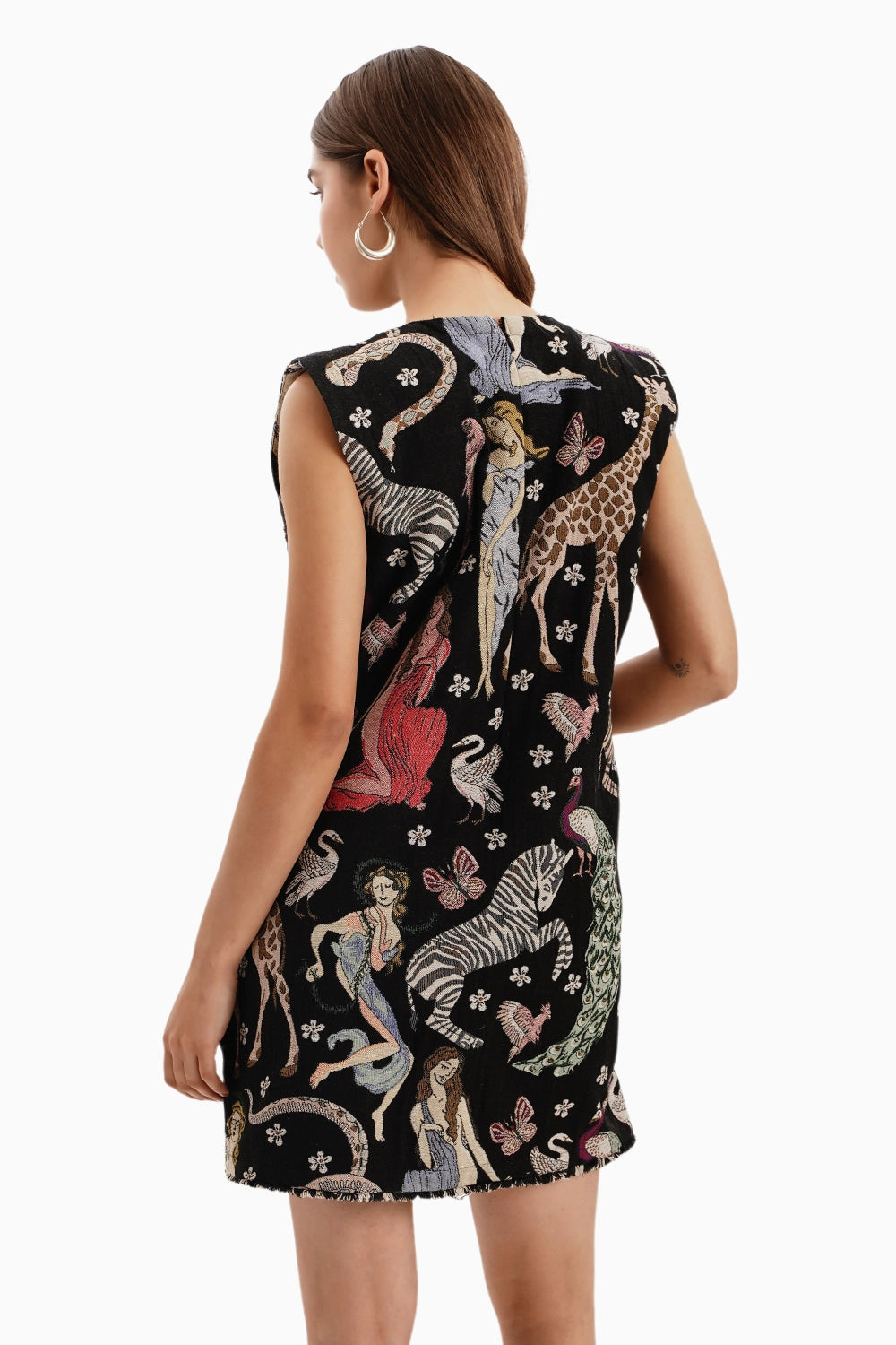 Safari Jungle Jacquard Dress
