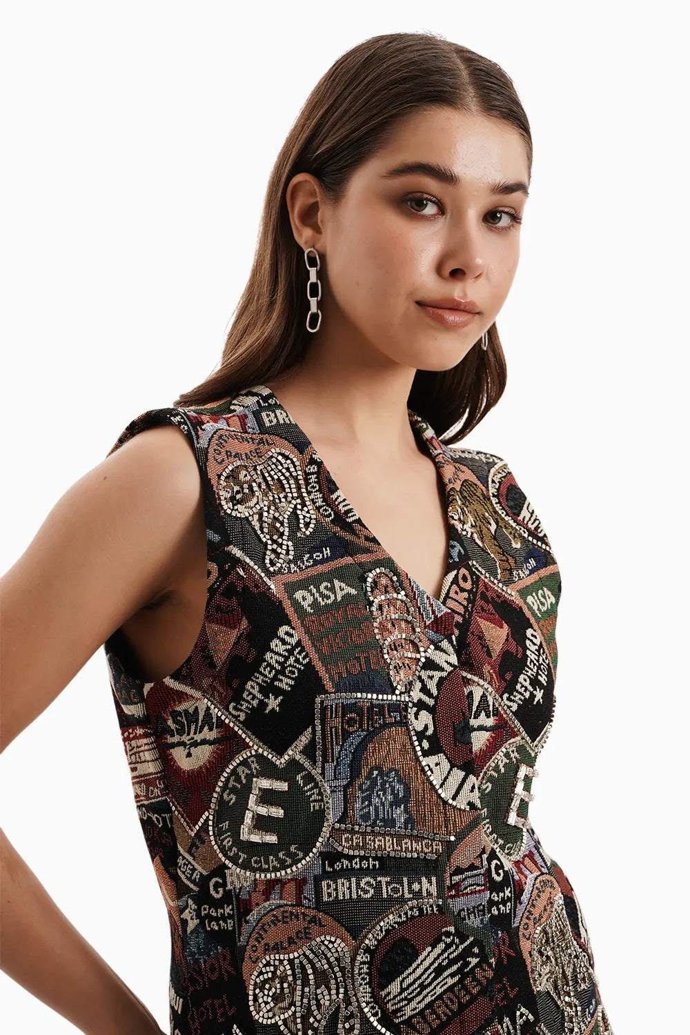 Stamp Magazine Jacquard Jacket and Shorts