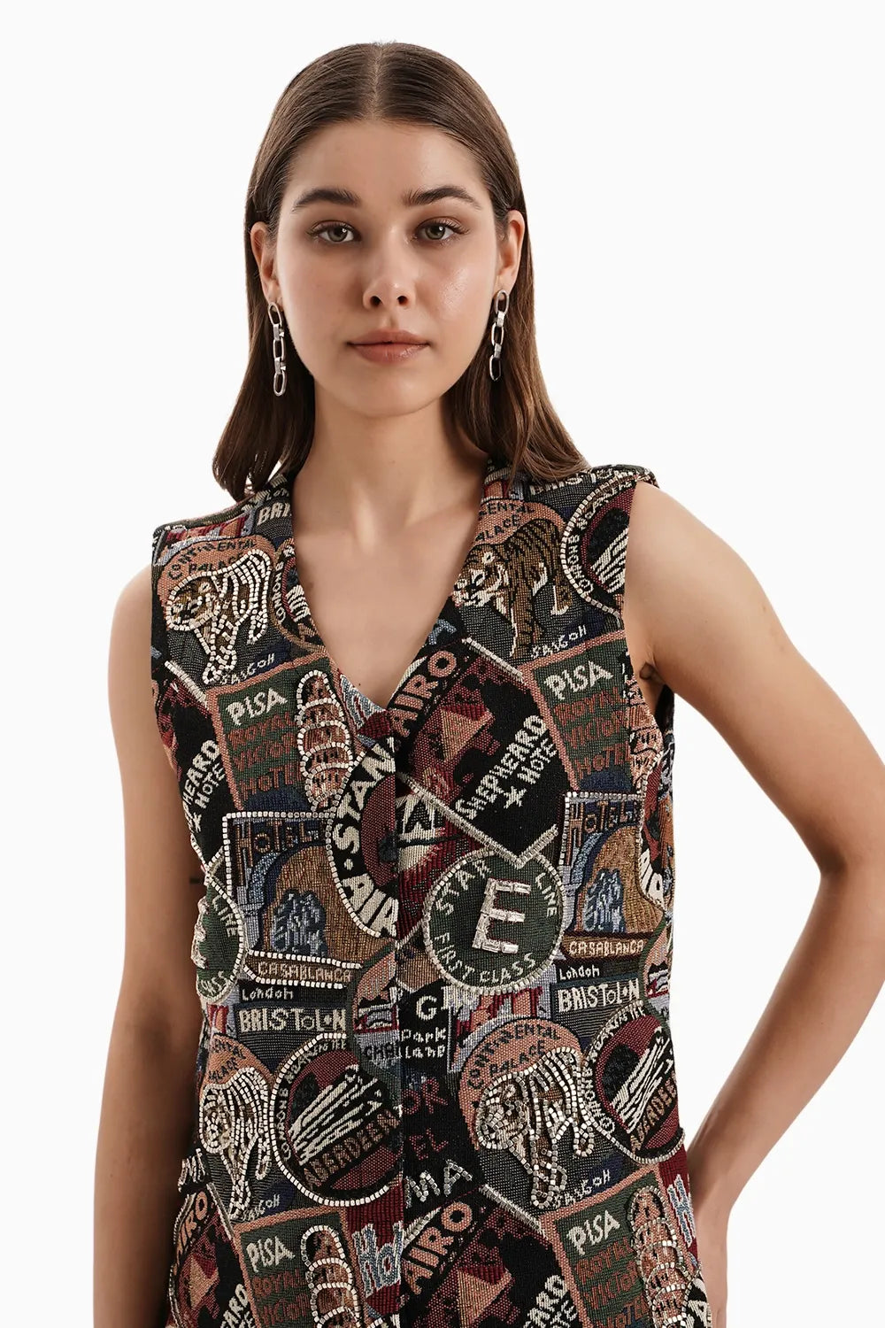 Stamp Magazine Jacquard Jacket and Shorts