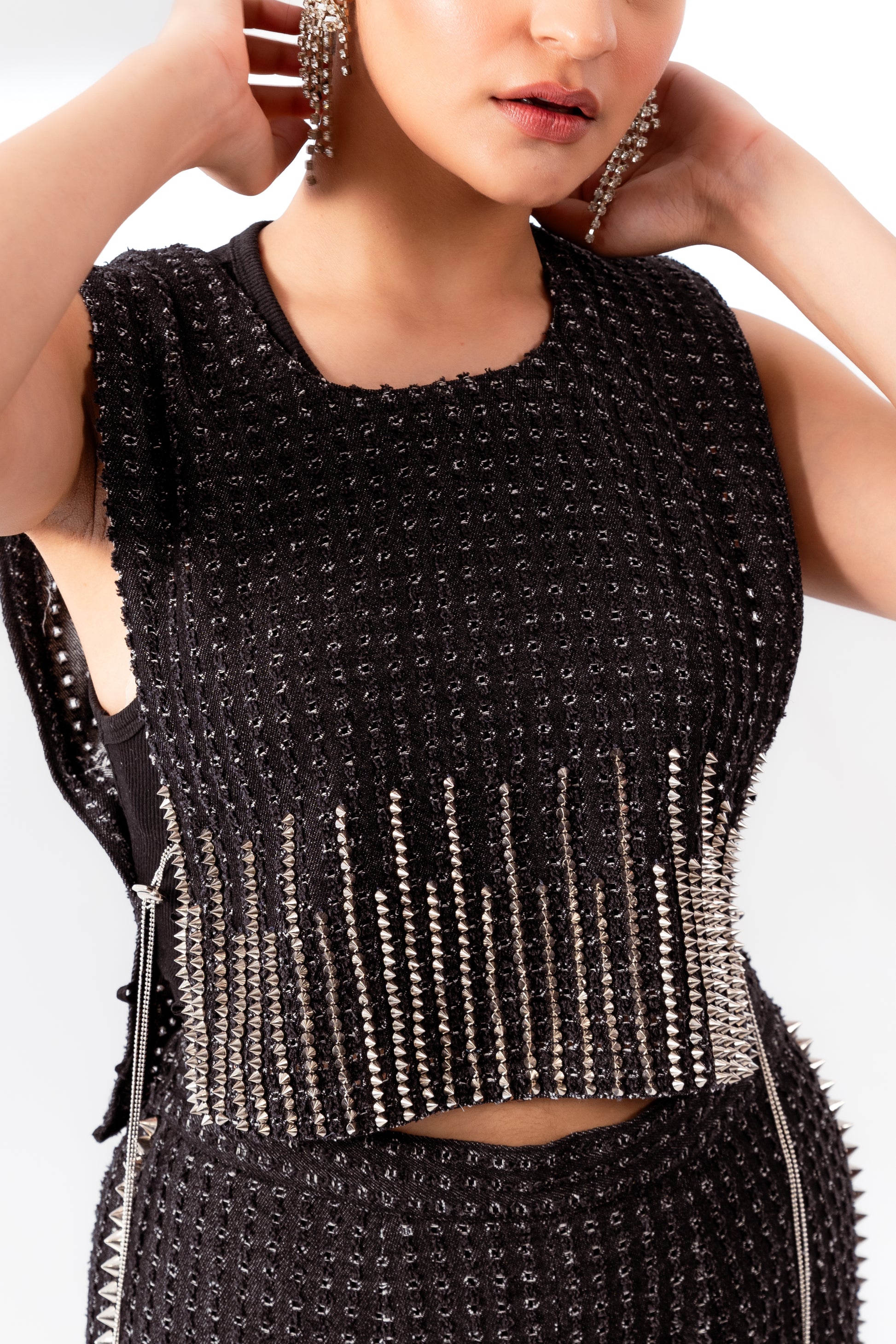 Black Denim Bib and Pants